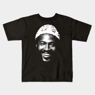 Marvin Gaye Retro Sketch Style Kids T-Shirt